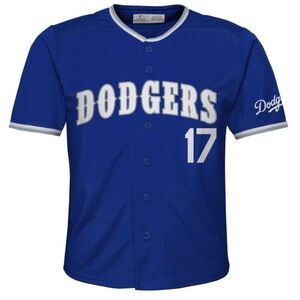 Genuine Merchandise Blue Dodgers Kids Jersey